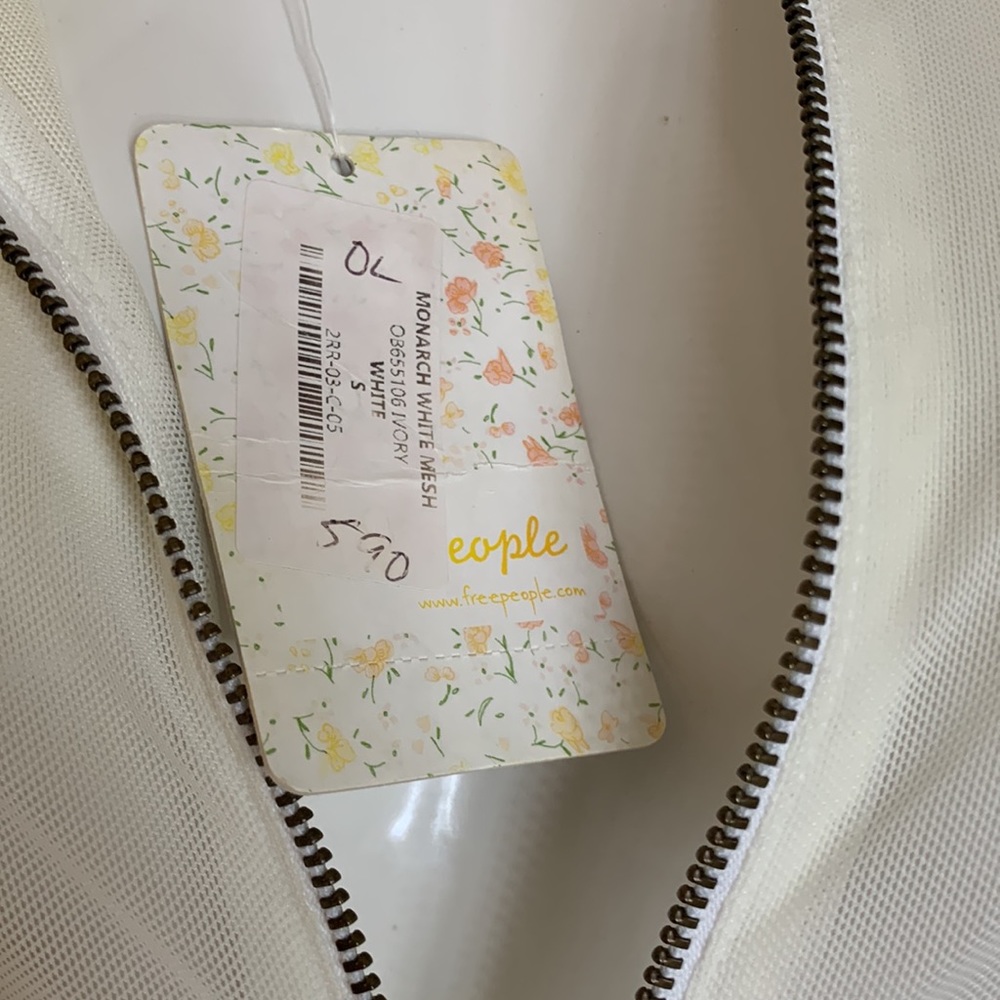 Free People Ivory Mesh Long Sleeve - Picture 6 of 11